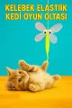 🐱KELEBEK ELASTİK KEDİ OYUN OLTASI - dibidip 