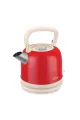 KİWİ KK-3340R KIRMIZI NOSTALJİ DEMLİK MODEL ÇELİK KETTLE SU ISITICI 2.2LT