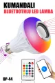 🎶KUMANDALI BLUETOOTHLU LED LAMBA - dibidip 