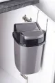 12 LT METAL ASKILI PLASTİK ÇÖP KOVASI