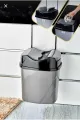 12 LT METAL ASKILI PLASTİK ÇÖP KOVASI