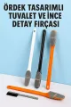 🦆 ÖRDEK TASARIMLI SİLİKON TUVALET VE İNCE DETAY FIRÇASI - dibidip 