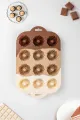 PABLITO HOME PBT-185 RÜZGAR GÜLÜ ŞEKİLLİ 12Lİ & MİNİ SİLİKON MUFFIN KEK KALIBI