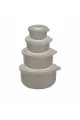 QLUX L-00989 BOWL KAPAKLI SAKLAMA KABI SETİ