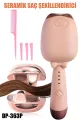 🐱PEMBE KEDİ FİGÜRLÜ SERAMİK SAÇ ŞEKİLLENDİRİCİ - dibidip 