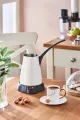 SİNBO BEYAZ ELEKTİRKLİ CEZVE TÜRK KAHVE MAKİNESİ