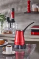 SİNBO KIRMIZI ELEKTİRKLİ CEZVE TÜRK KAHVE MAKİNESİ