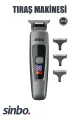 SİNBO SHC-1910 USB ŞARJLI & LCD GÖSTERGELİ SAÇ & SAKAL KESME TIRAŞ MAKİNESİ
