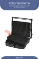 SİNBO SİYAH IZGARA VE TOST MAKİNESİ