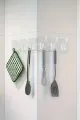 Yapışkanlı Şeffaf Duvar Askısı Banyo Mutfak Düzenleyici Pratik Askılık