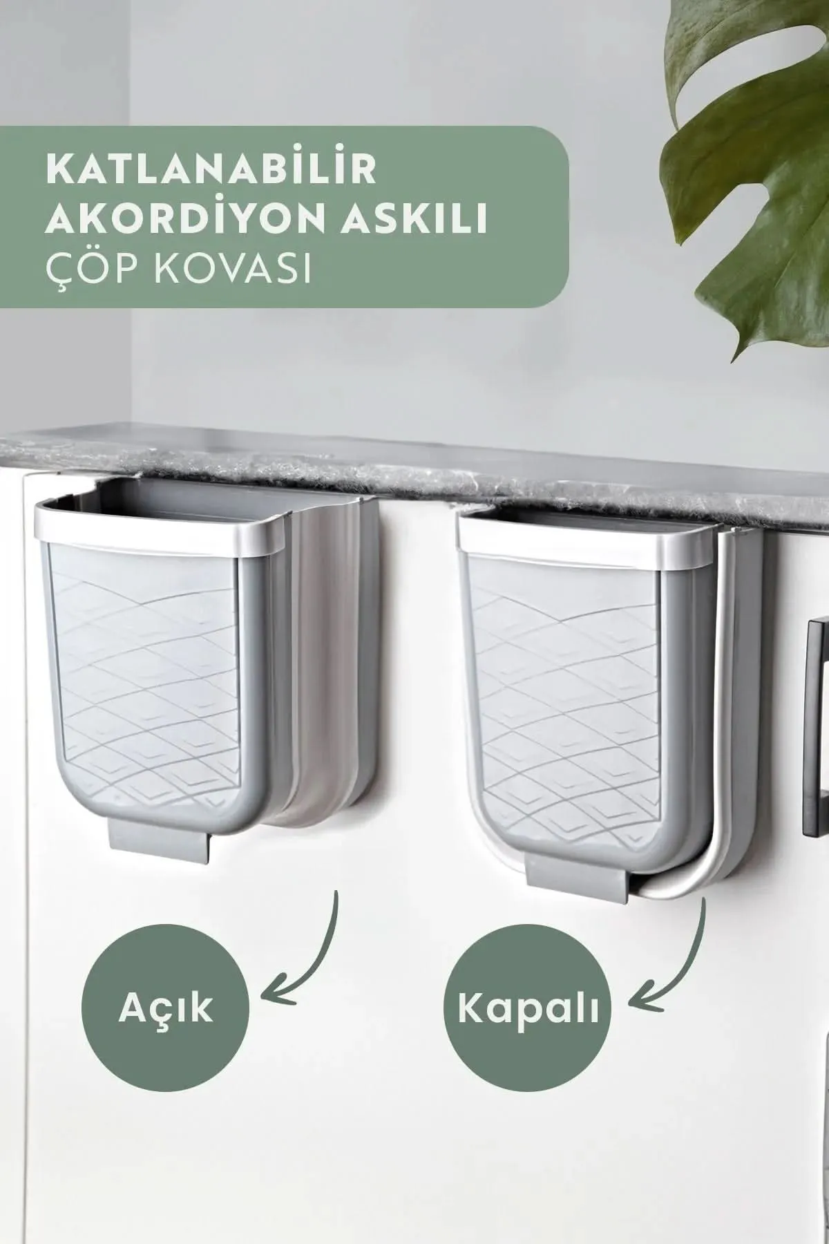 ♻️ 6 LİTRE KATLANABİLİR ÇÖP KOVASI