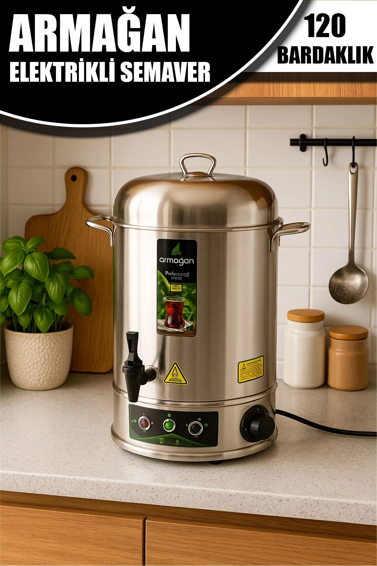 🍵ARMAĞAN 120 BARDALIK ELEKTRİKLİ SEMAVER