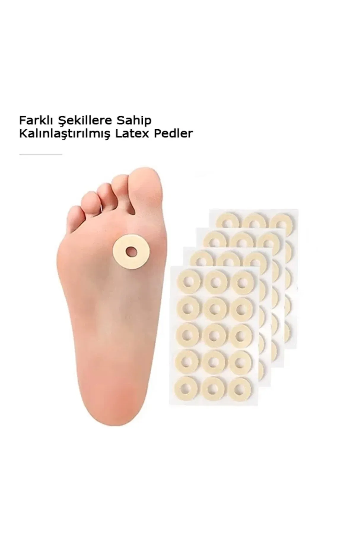 Ayak Nokta Nasır Pedi Sünger Yastık 15 Adet