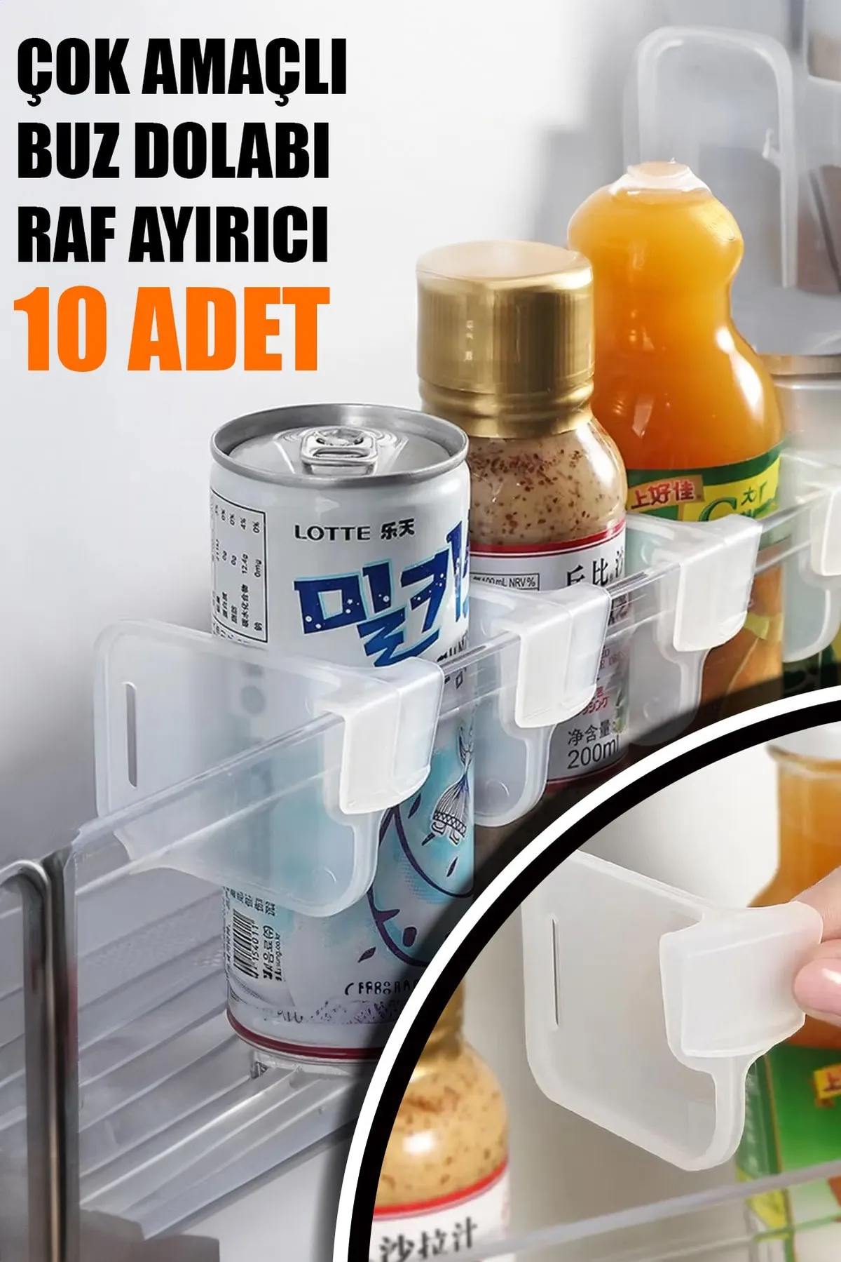 📦ÇOK AMAÇLI BUZ DOLABI RAF AYIRICI