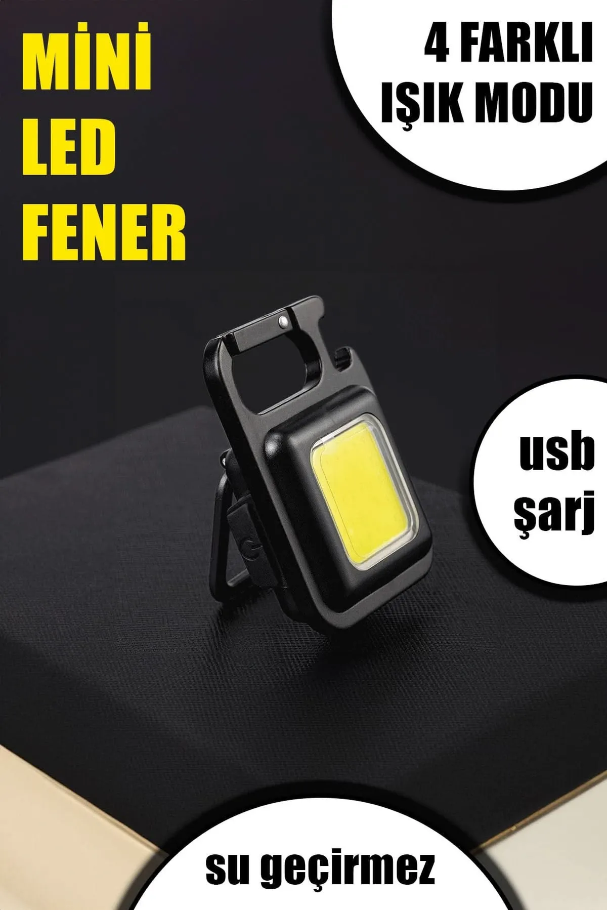 💡ÇOK AMAÇLI MİNİ LED FENER