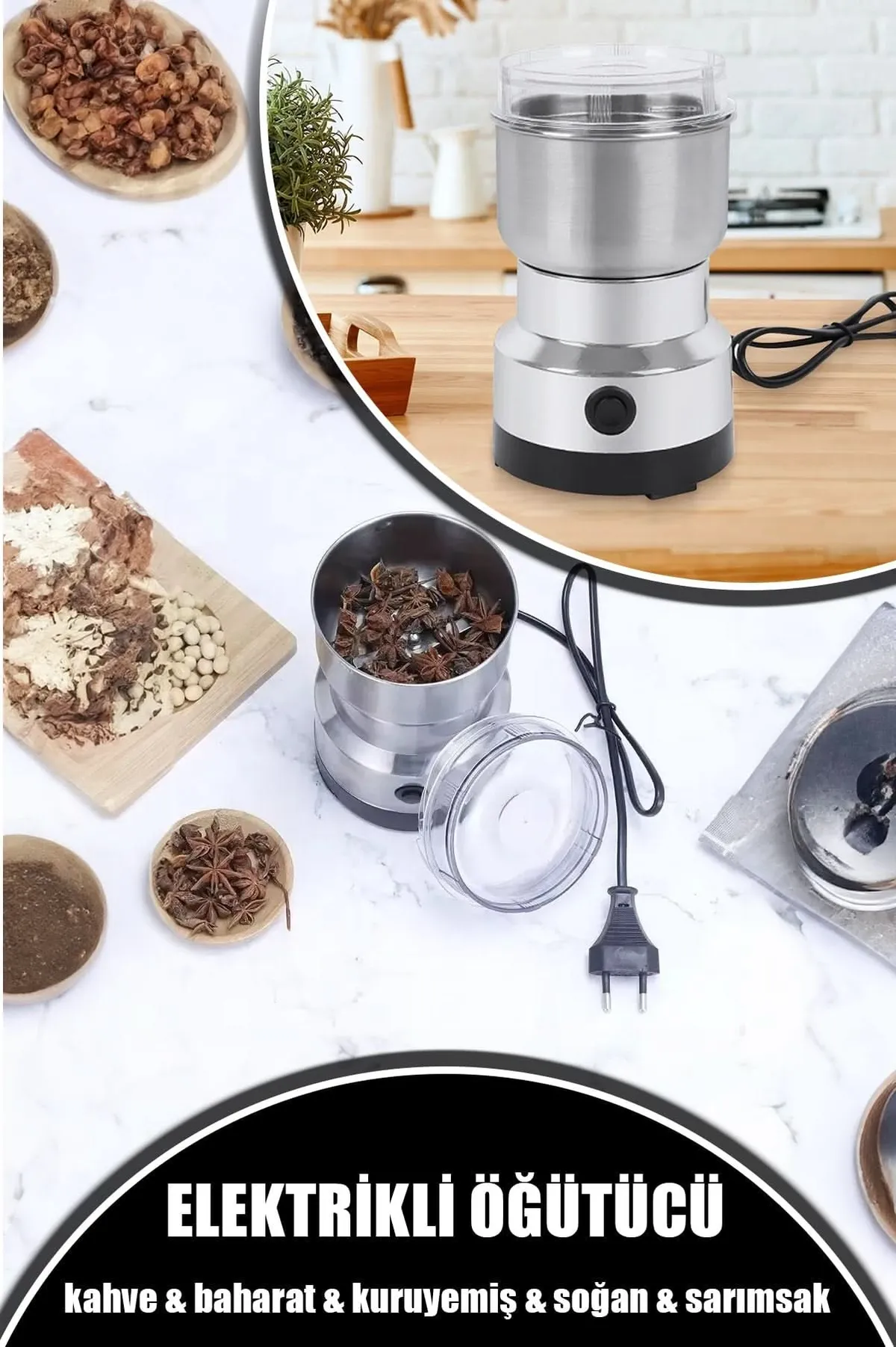 ☕Elektrikli Öğütücü