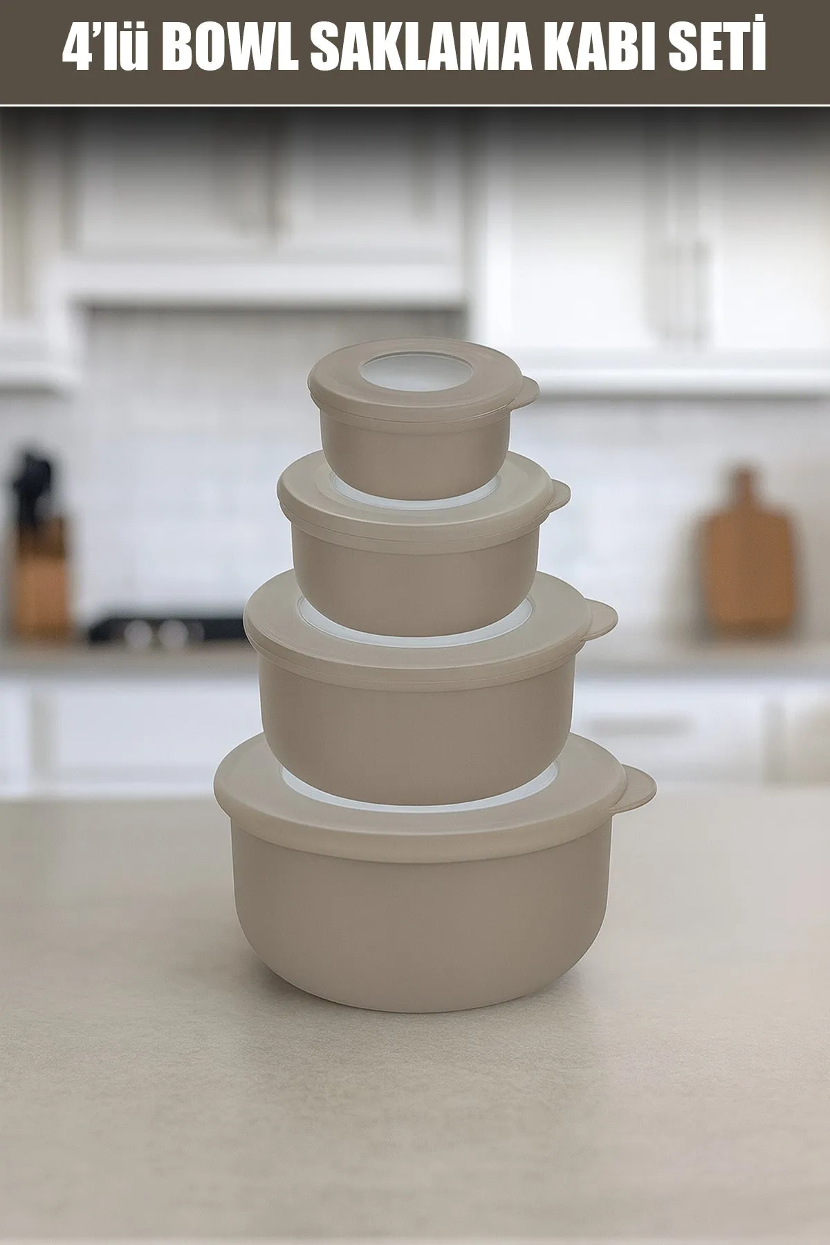 QLUX L-00989 BOWL KAPAKLI SAKLAMA KABI SETİ